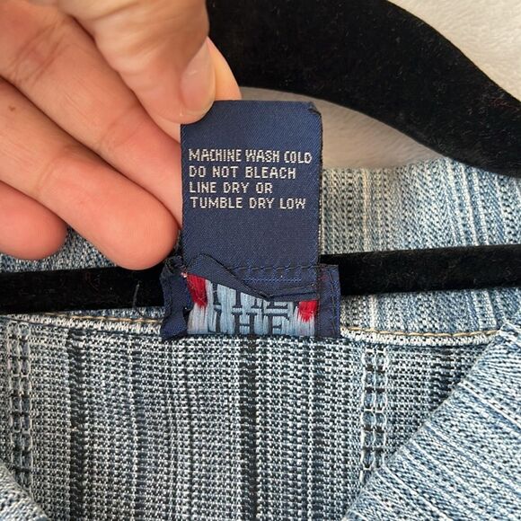 Vintage The Blues Denim Button Jacket Size 2X - Picture 4 of 15